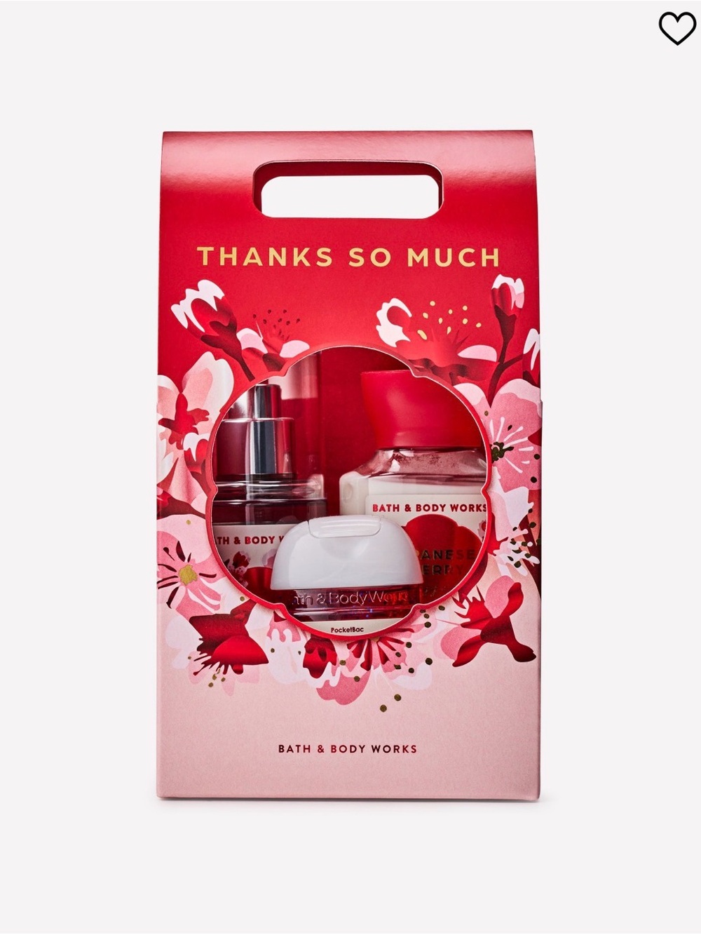 NWT Bath & Body Works Japanese Cherry Blossom Mini Gift Set Trio
